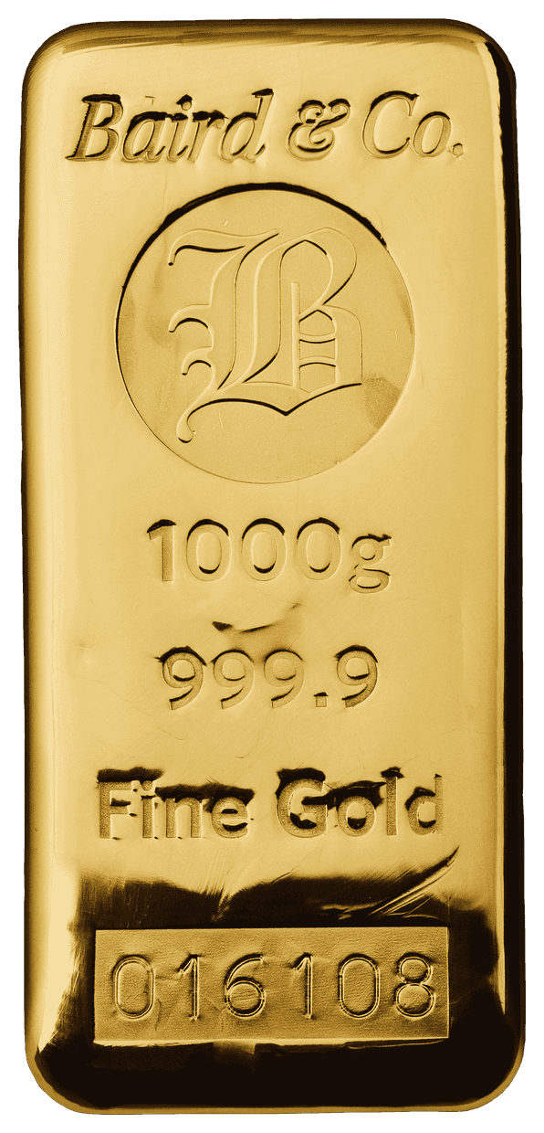 Baird & Co 1kg gold bar